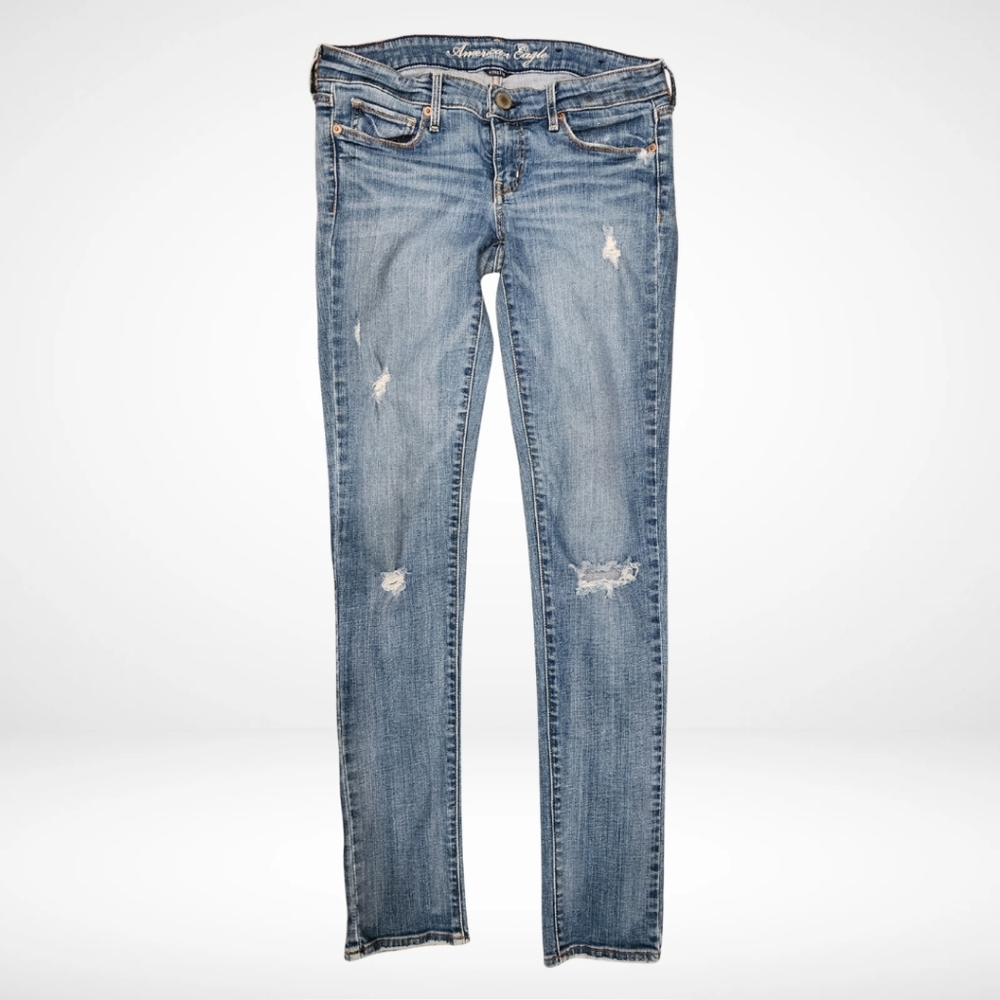 American Eagle Outfitters Light Blue Skinny Jeans